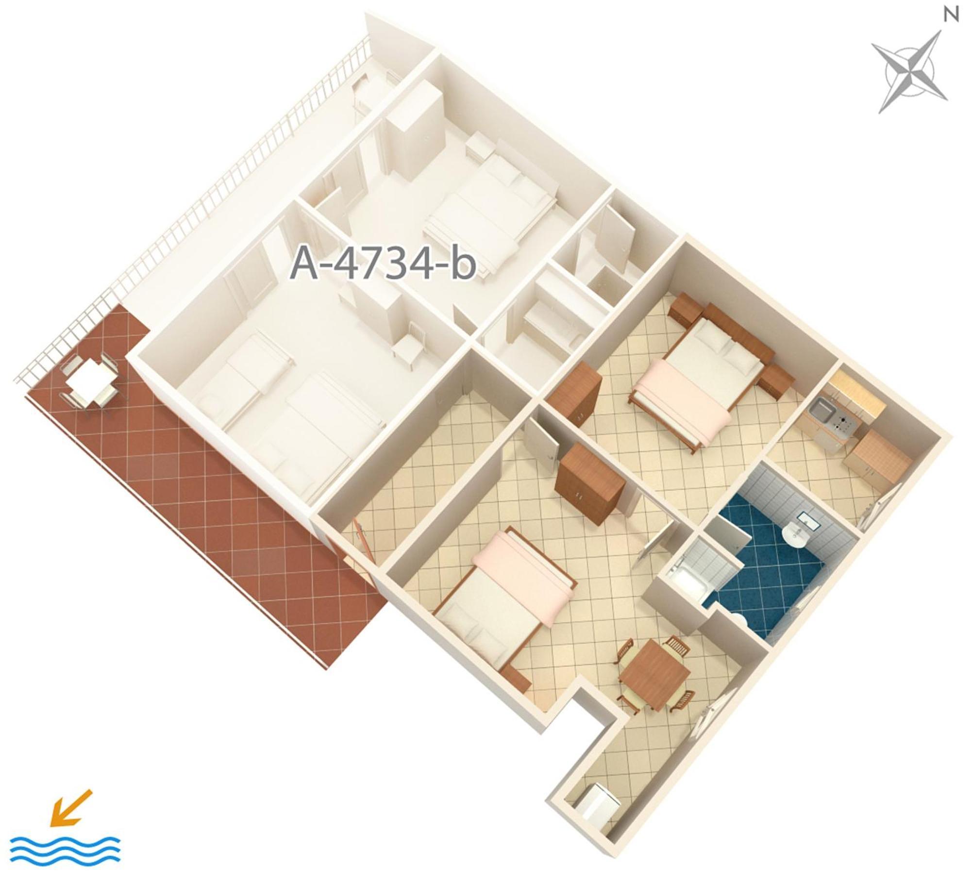 Apartments By The Sea Podaca, Makarska - 4734 Dış mekan fotoğraf